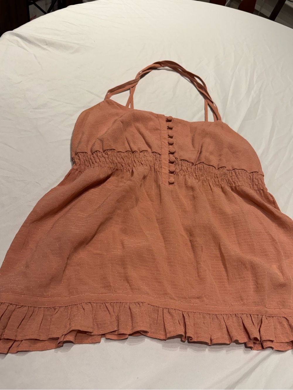 French Connection Strappy Women's Tank Top, light mauve/pink